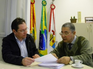 Diretor Glauber Lima e Secretário Jose Clovis de Azevedo